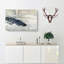 Whale Screen by Ito Jakuchu - Wrapped Canvas Painting-55305326