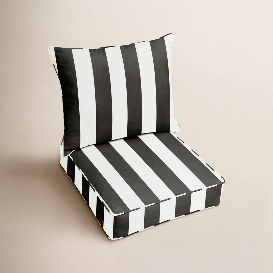 Honey Indoor/Outdoor Sunbrella Seat/Back Cushion Joss & Main