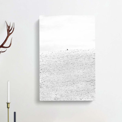 Hare at Wintertime - Wrapped Canvas