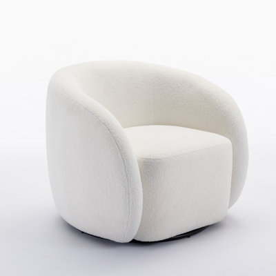 Upholstered Swivel Armchair