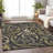 Premium Machine Washable Prisco Black Rug-924899649