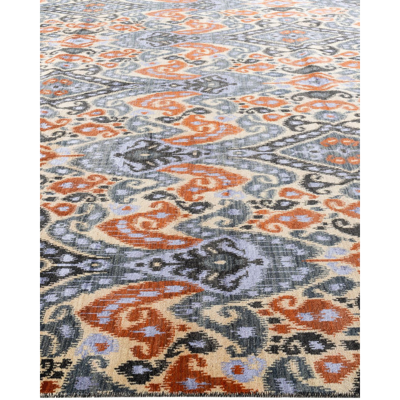 Overdyed One-of-a-Kind 9' 0" X 11' 7" Hand Knotted Area Rug