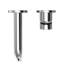 Robinet de lavabo de salle de bain mural à poignée simple TOTO® LB Series 1,2 GPM, chrome poli