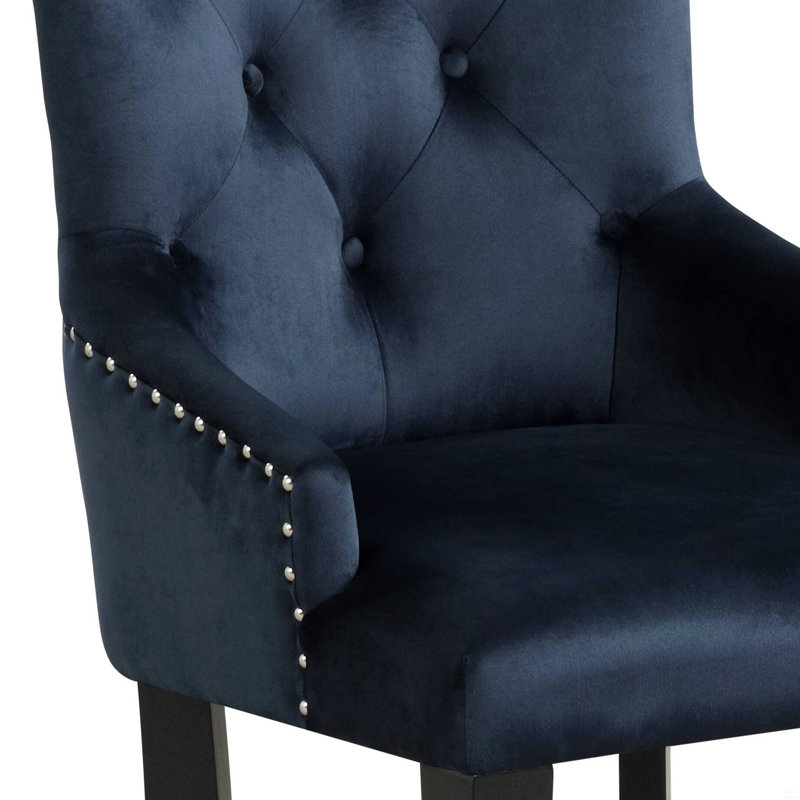 Chaise d'appoint en velours