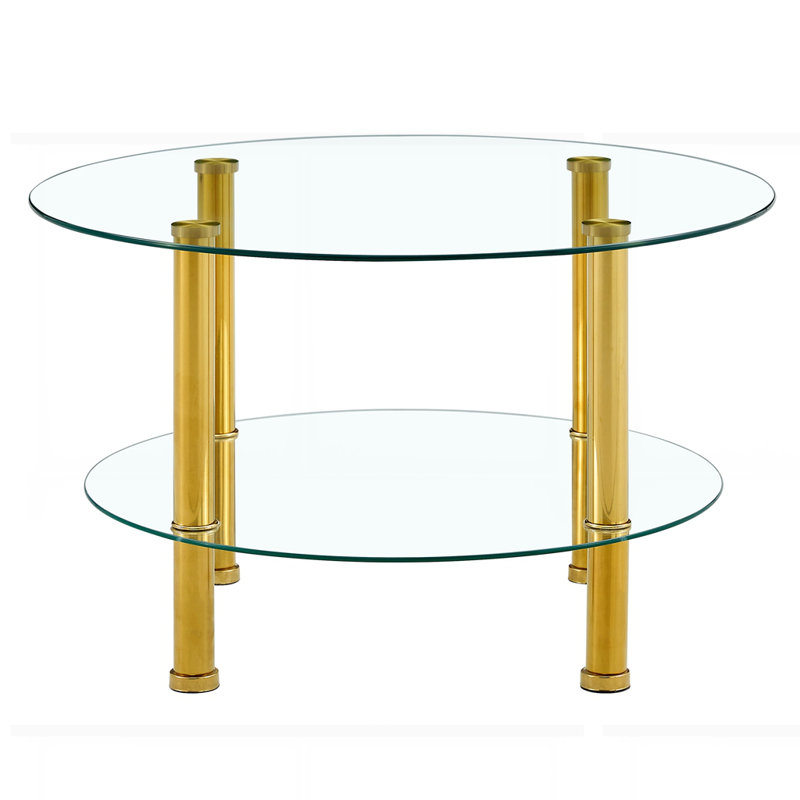 Table basse Contemporary, Doré