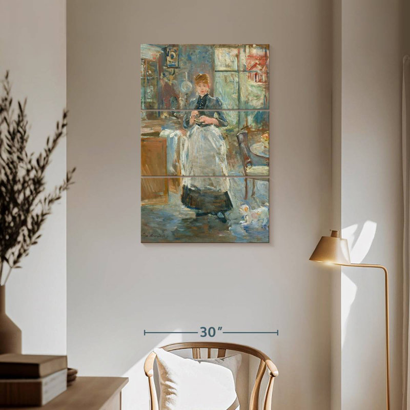 Leisha dans la salle à manger, H 57 po x l 36 po