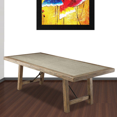 Solid Wood Base Dining Table