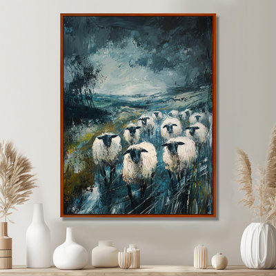 Décoration murale Dolansky Stormy Pasture Of Sheep IV - Sheep