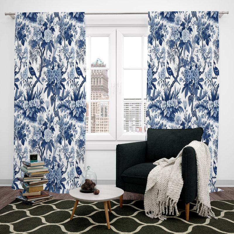 Rideau en polyester Demirel, L 40 po x L 82 po
