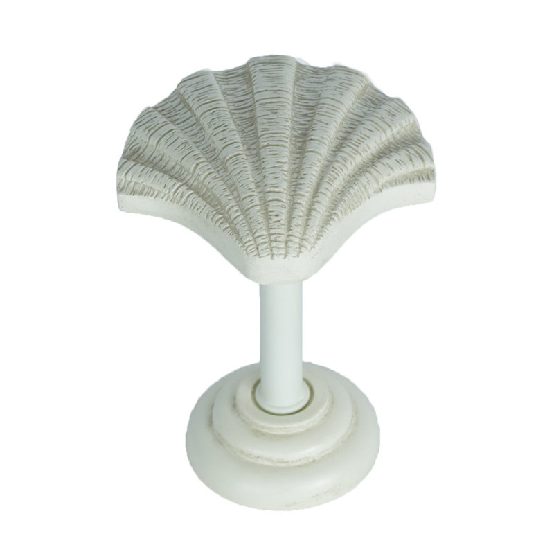 Retenue de rideau en médaillon Chantle Shell, Ivoire