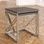 Ensemble de 2 tables gigognes d'appoint - tables de bout décoratives en métal pour le salon ou la chambre à coucher-1911709666-1993604848