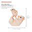 Statue de cochon ludique 10 "pour patio et jardin