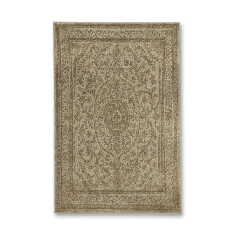 Tapis gris tissé traditionnel Mosso, 2'4" x 3'11"