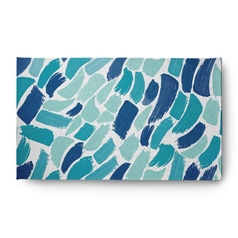 Charlottee Chenille Abstract Indoor Rug, Rectangle 3' x 5'