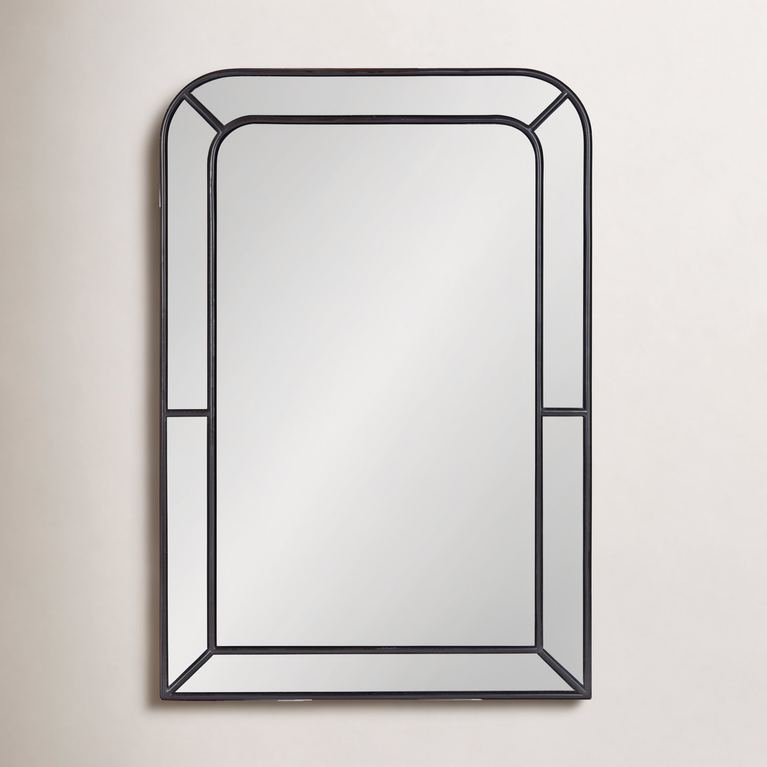 Camari 20" Accent Mirror, Black