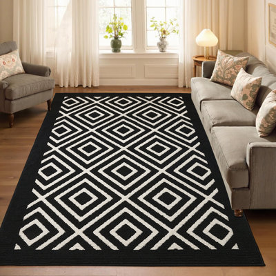 Sofhia Non-Slip Geometric Doormat