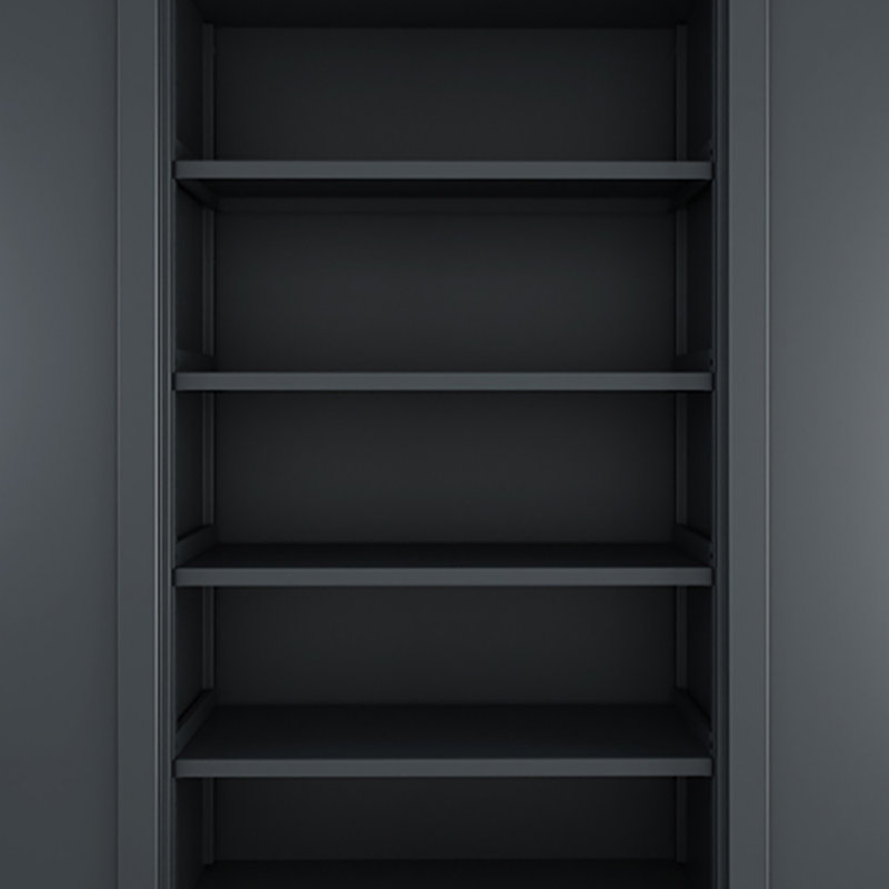 Casiers de garage multifonctionnels à grande capacité, Noir, noir, noir, noir