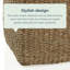 Crick 40cm Wide Square Pouf Ottoman