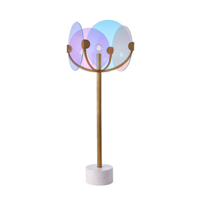 Chroma 1 LT True Brass Floor Lamp Kalco