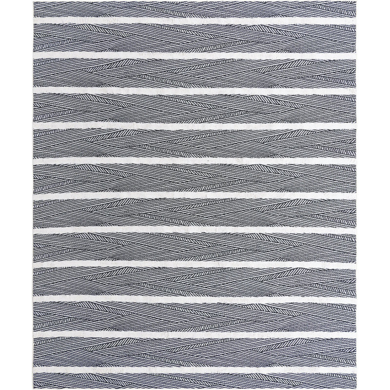 Eiryn Cotton Abstract Indoor Rug, Rectangle 9'10" x 12'