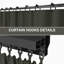 Rideaux à 4 panneaux latéraux pour pavillon de jardin, seulement rideaux-111656004-111655997