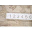 Tapis de couloir indien ivoire Oushak 3 x 10
