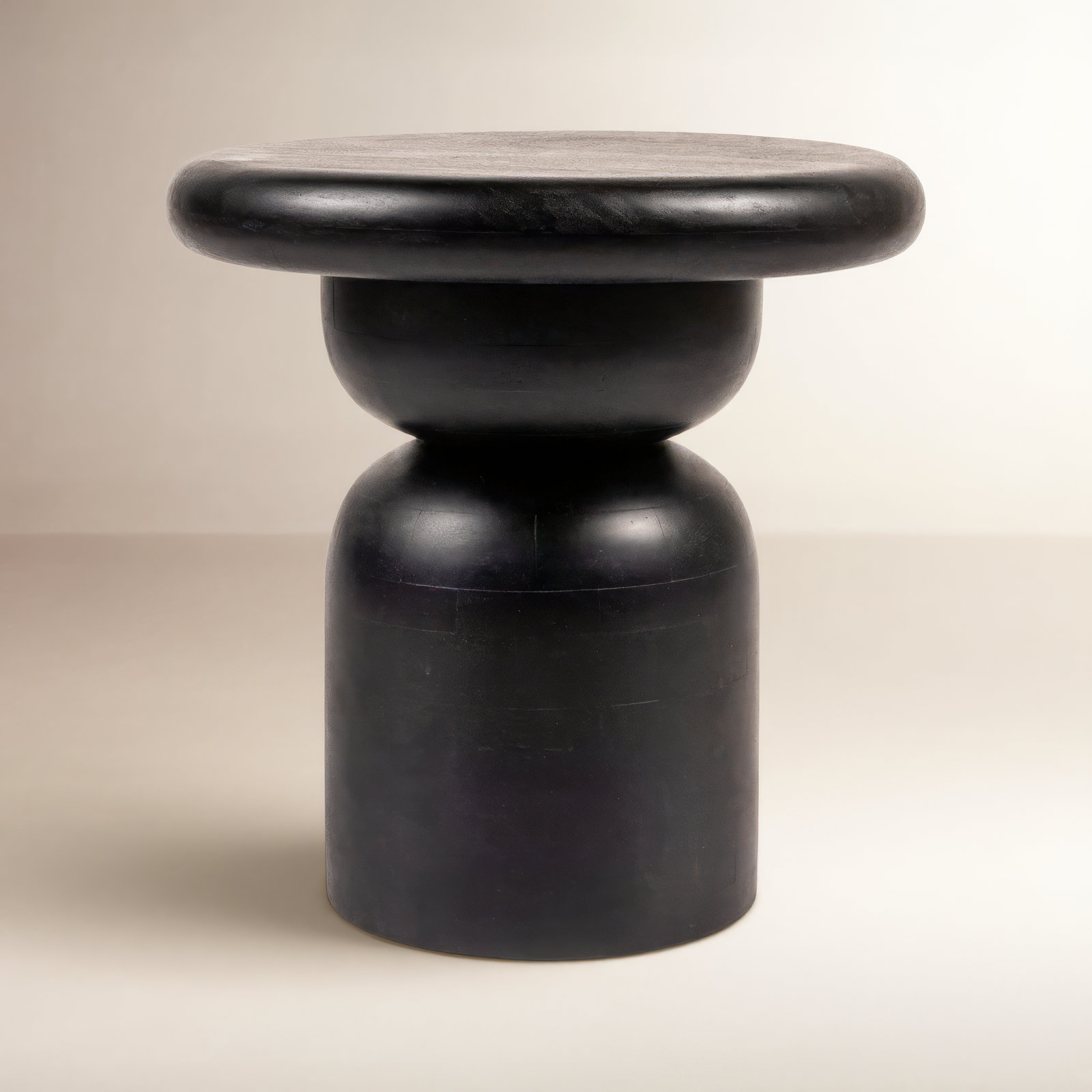 Kashida 18" Mango End Table, Black