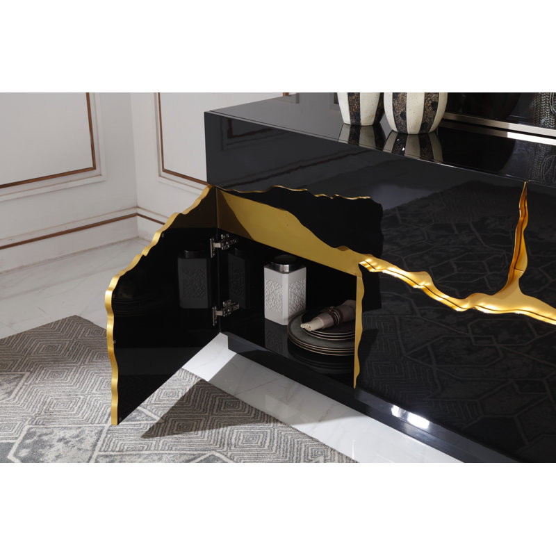 Velva 71'' Sideboard, Black