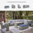 Satendra Metal Outdoor Dining Table