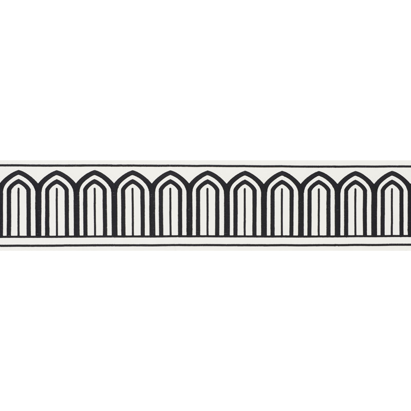 Ruban Schumacher x Miles Redd Arches, Noir / Blanc