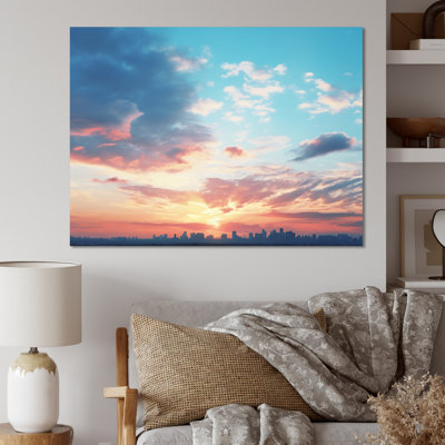 " Blue White Sky Harmony "