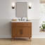 Meuble-lavabo simple 37 po Mid-Century