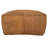 Buff Suede Leather Ottoman