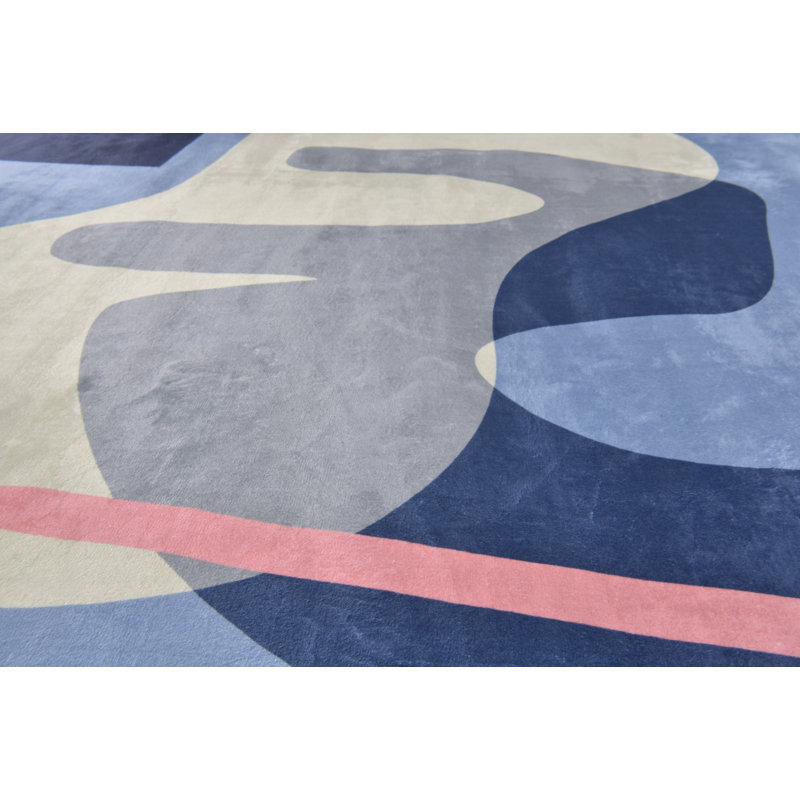 Teppich Shapes in Blau, Rectangle 160 x 230cm