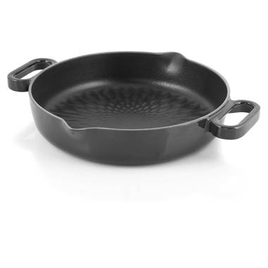 LAVA CAST IRON Lava Enameled Cast Iron Grill and Griddle Pan 13.5