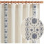 Mélange de lin à motif floral brodé pour chambre à coucher-280400146-281001353