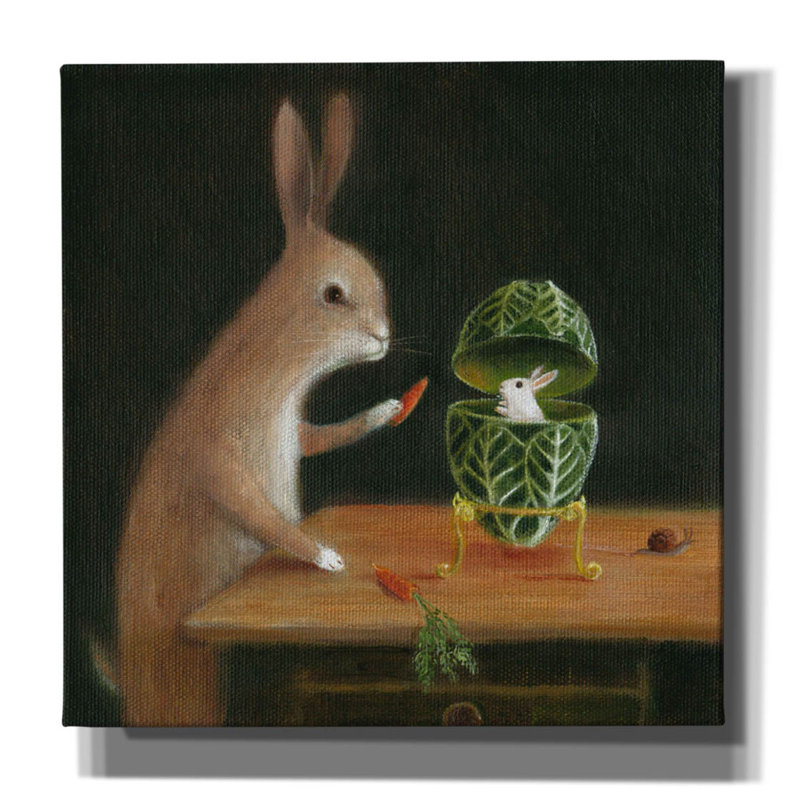 «Argusta Peter Carl Fabergé sur toile» par DD McInnes, reproduction, H 12 po x l 12 po x P 0,75 po