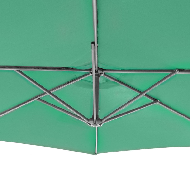 Wisner 300cm Cantilever Parasol, Dark Green