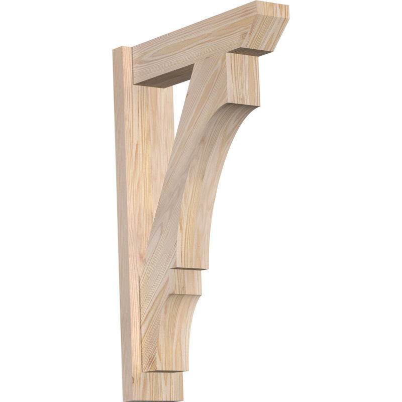Persienne balboa à lattes en bois rustique, P 20 po x H 32 po, Sapin Douglas de 5 1/2 po (lisse)