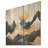 Pink And Gold Mountain Bold Landscape II - Fruits On Wood Print-1024803673
