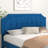 Sietje Bed with Button Tufted Upholstered Headboard, Strong Wooden Slats Queen Size Platform Bed Frame, No Box Spring Needed, Easy Assembly, Blue-2038162441-2038162440
