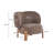 Harr Mid-Century Modern Wingback Upholstered Accent Chair-114696019