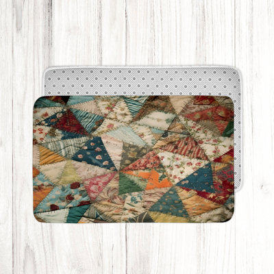 Patchwork Bath Mat