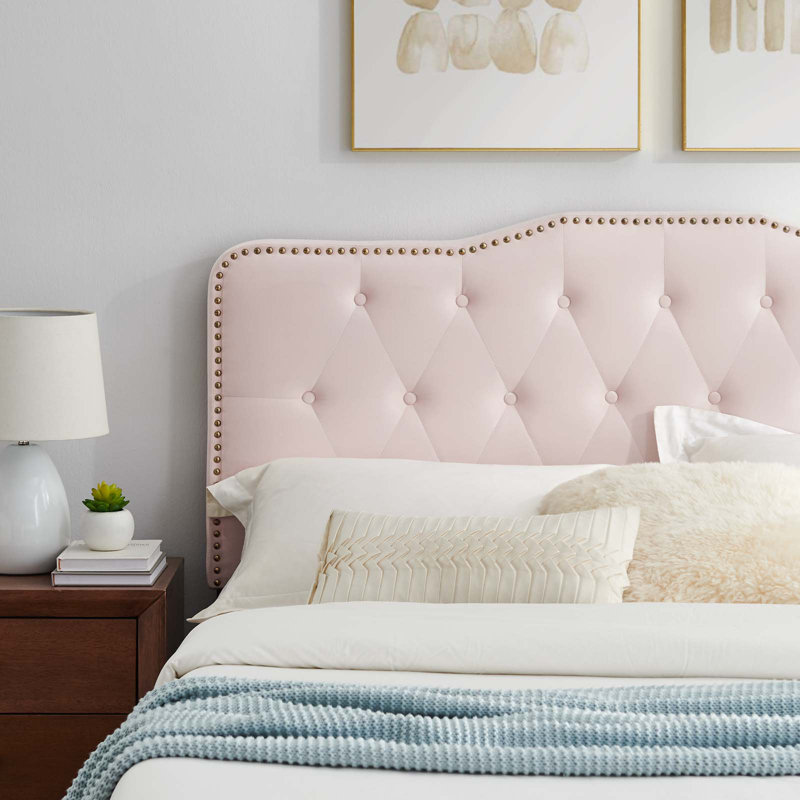 Modway Amber Platform Bed, Pink, King