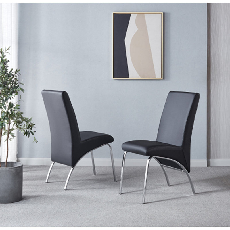 Chaise d'appoint Jalila Navua, Noir