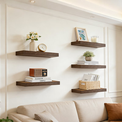 40cm W Composite Wall Mounted Shelving Unit