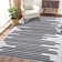 Ladetra Washable Striped Indoor Rug