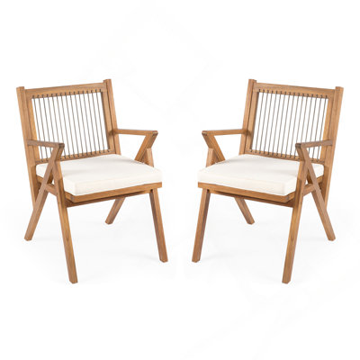Dining Chair With Cushion (Set Of 2)
