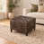 Nelda Coffee Faux Leather selected