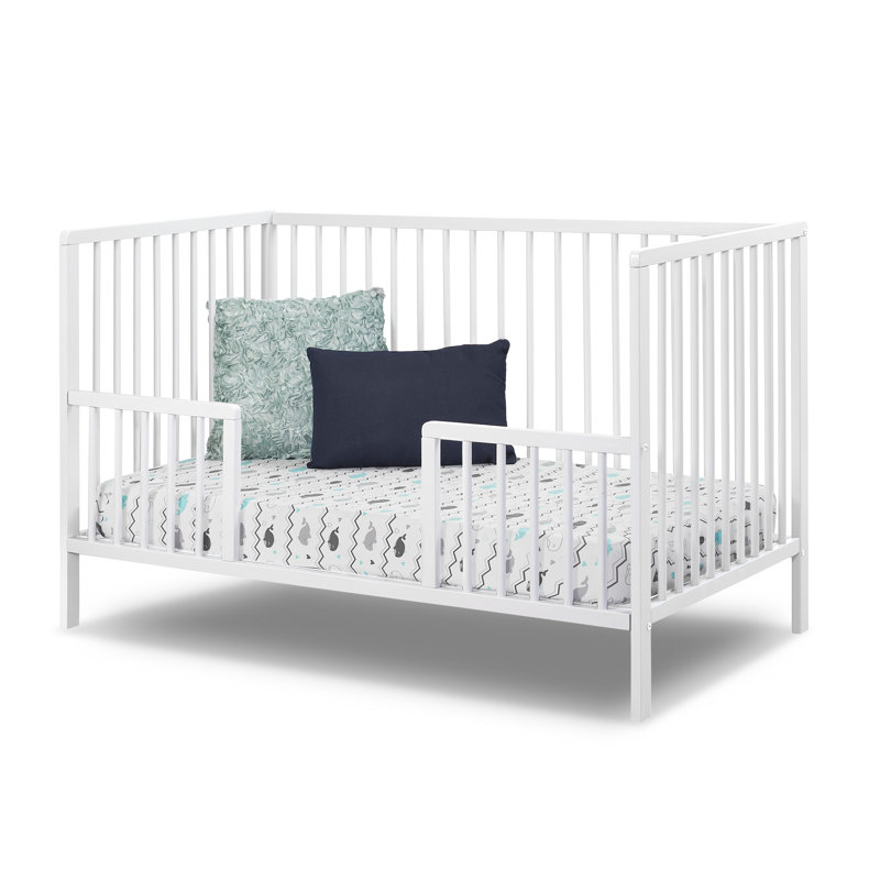 Lit de bébé convertible 3-en-1 Sorelle Furniture, Blanc